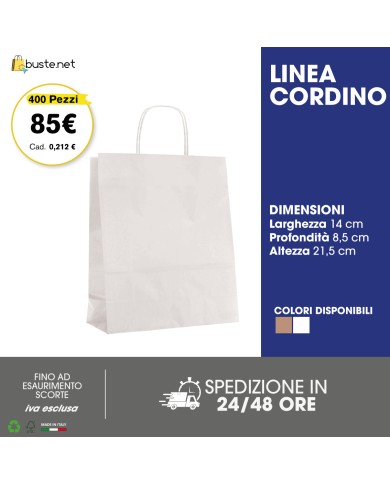 400pz. SUPER PROMO CORDINO 14x8,5x21,5